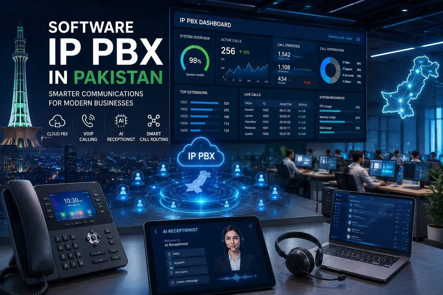 Software IP PBX in Pakistan